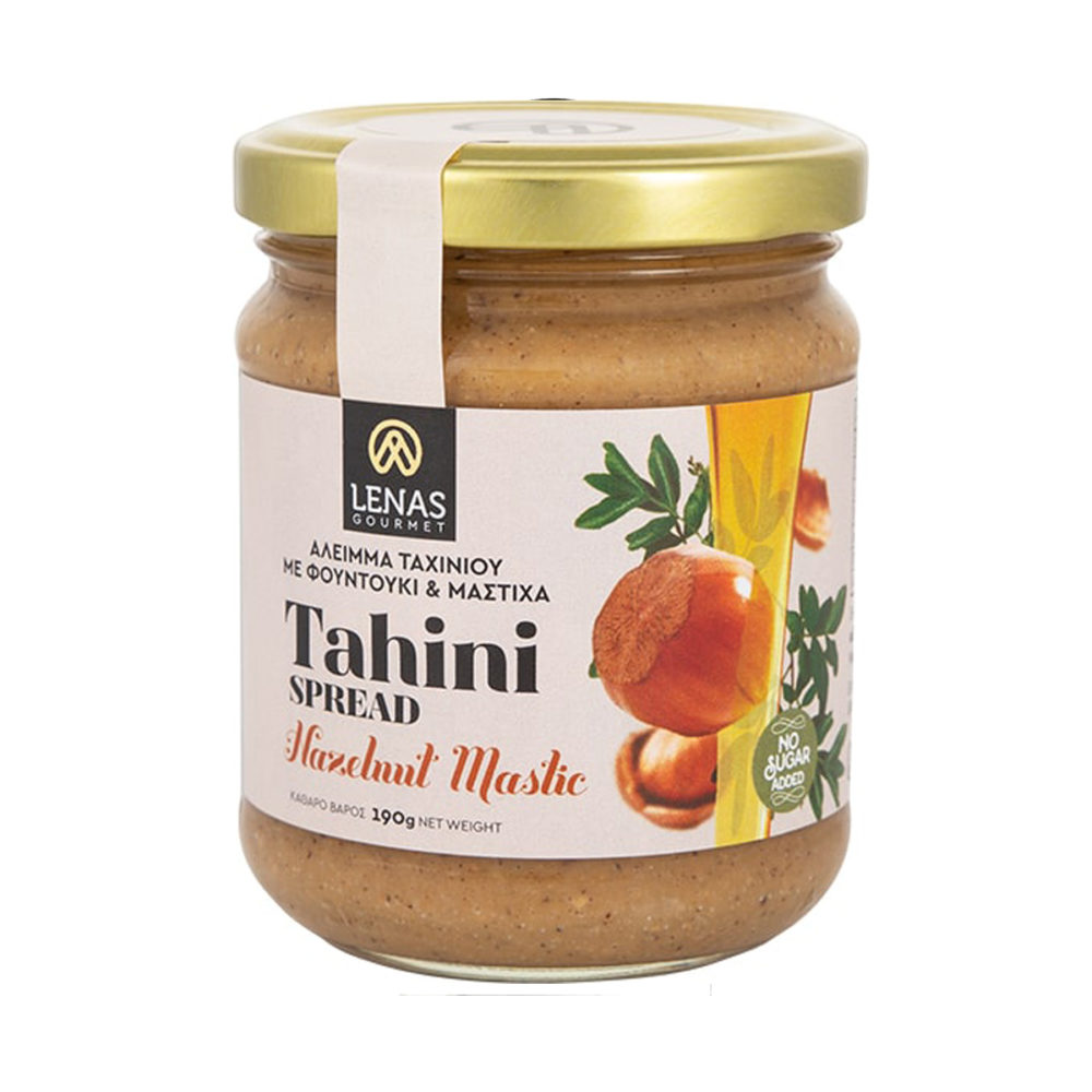 Άλειμμα Ταχινιού Με Φουντούκι & Μαστίχα No Sugar Added (190gr)
